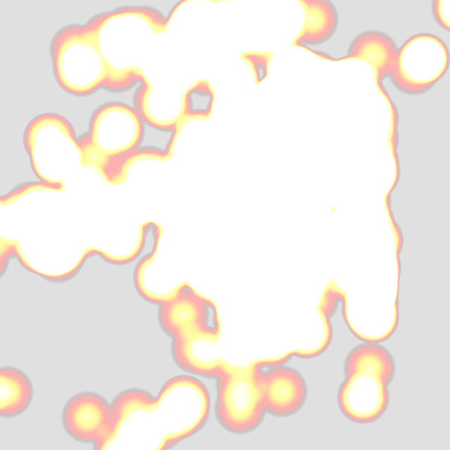 foursquare checkin heat map